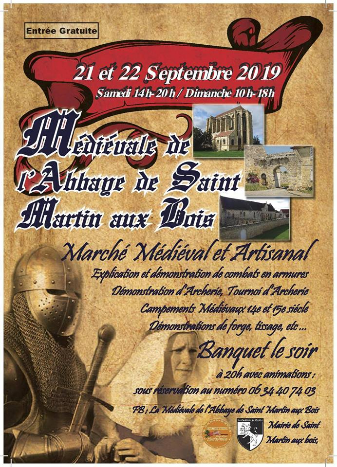 médiévale de l'abbaye de Saint-Martin-aux-Bois